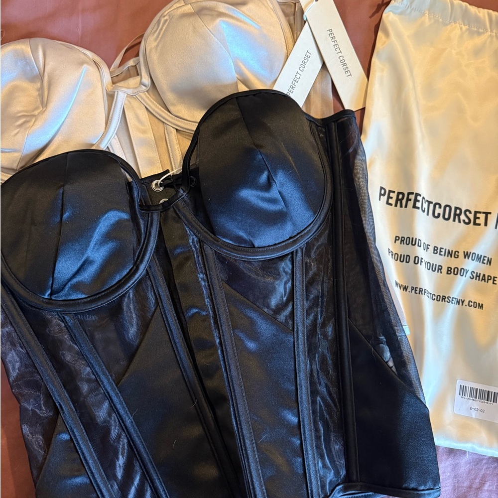 Women's Black and Cream Shapewear